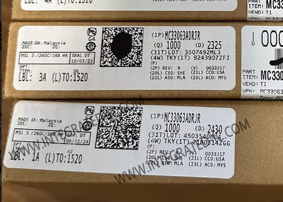 MC33063ADRJR Chip de circuito integrado 1.5A Regulador de conmutación de impulso/buck/inversión con frecuencia de 100 kHz