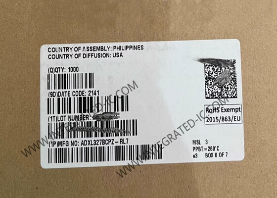 Chip de circuito integrado ADXL327BCPZ Acelerómetro de 3 ejes de bajo consumo con salidas de voltaje acondicionadas por señal y rango de aceleración de ±2 g