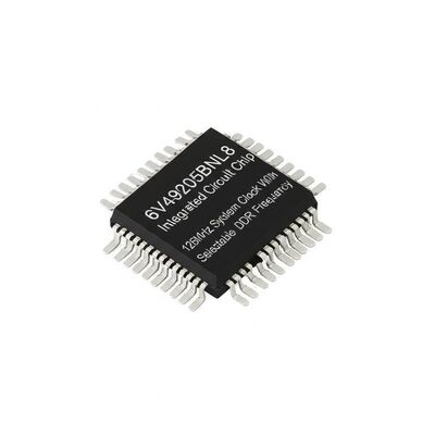 6V49205BNLGI8 Chip de circuito integrado Reloj de sistema de 125 MHz con frecuencia DDR seleccionable y salidas PCIe LP-HCSL