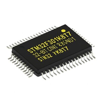 Microcontrolador STM32F301K8T7 de 32 bits con núcleo ARM Cortex M4 a 72 MHz y ADC de 8 canales