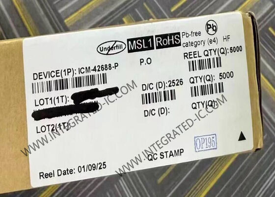 El sensor de AXIS de la alta precisión 6 del microprocesador ICM-42688-P del circuito integrado hizo salir LGA14