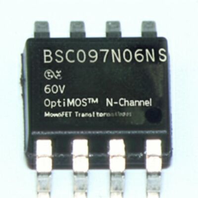 BSC097N06NS Transistor MOSFET de potencia de canal N de 60 V con chip de circuito integrado de corriente de drenaje de 46 A