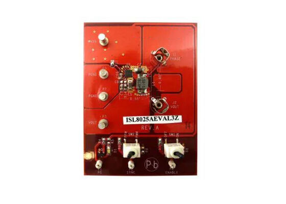 Placa de evaluación del regulador reductor síncrono de alta eficiencia ISL8025AEVAL3Z para soluciones integradas