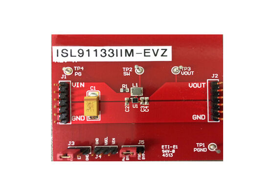 Placa de evaluación del regulador conmutado de 2,35 V a 5,4 V ISL91133IIP-EVZ Embedded Solutions
