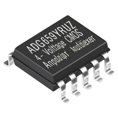 ADG659YRUZ Circuito integrado de multiplexor analógico CMOS de bajo voltaje de 4 canales con 75 ohmios de resistencia en estado activo