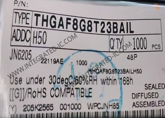 Chip IC de memoria NAND 32Gbit UFS con interfaz UFS 2.1 en paquete 153-WFBGA