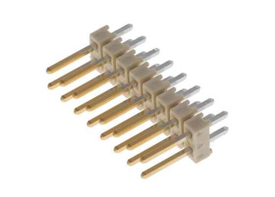 HTSW-108-24-F-D Tiras de cabezal de PCB de alta temperatura de 16 posiciones con paso de 0.100"