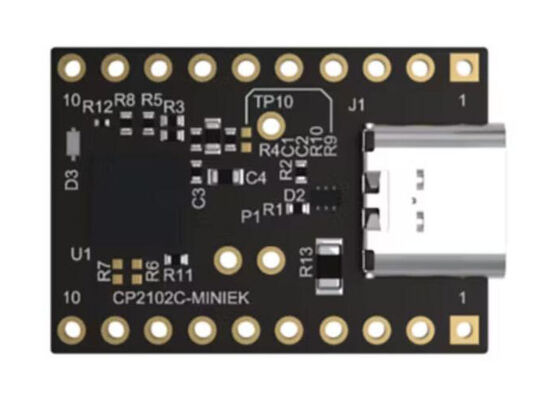 CP2102C-MINIEK Soluciones embebidas CP2102C USB a UART controladores de puente Mini Kit de desarrollo