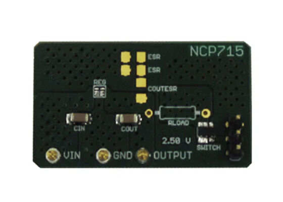 Placa de evaluación del regulador de voltaje lineal de 50 mA de 6 V a 24 V para soluciones integradas NCP715MXTBGEVB