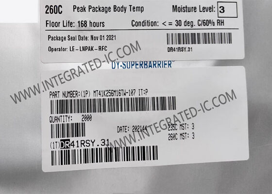MT41K256M16TW-107 IT:P Chip de memoria SDRAM DDR3L de 4 Gbit con velocidad de 933 MHz y organización 256 M x 16 en paquete FBGA96