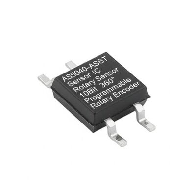 AS5040-ASST Sensor IC Sensor giratorio con resolución de 10 bits, ángulo de funcionamiento de 360° y velocidad de rotación máxima de 30.000 rpm