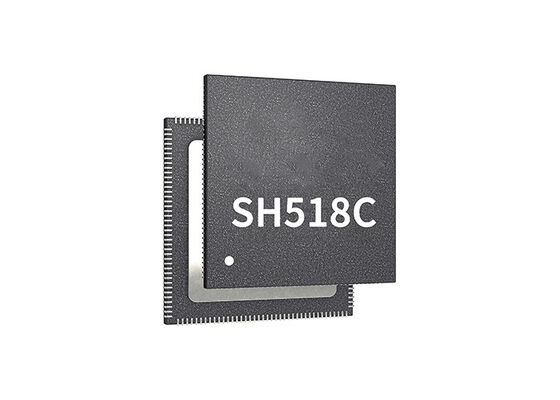 Chip procesador de IA SH518C Chip SoC de IA de baja potencia y alta eficiencia con NPU de 0,8 TOPS en paquete QFN-128