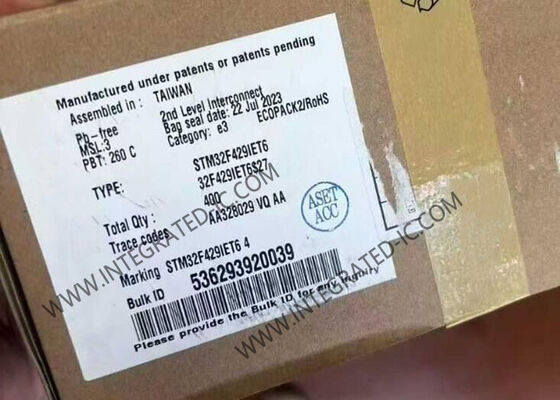 Microcontrolador STM32F429IET6 MCU de 180MHz ARM Cortex-M4 de 32 bits con 2 MB de memoria Flash