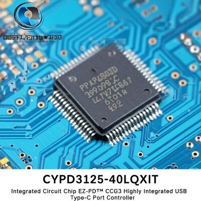 Chip de circuito integrado CYPD3125-40LQXIT EZ-PD CCG3 Controlador USB tipo C con suministro de energía USB 3.0 ARM Cortex-M0 Procesador y memoria flash de 128 KB