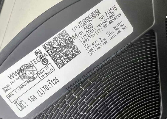 Chip de circuito integrado TCAN1051HGVDR transceptor CAN protegido contra fallas de 5 Mbps con protección ESD de 16 kV SOIC8