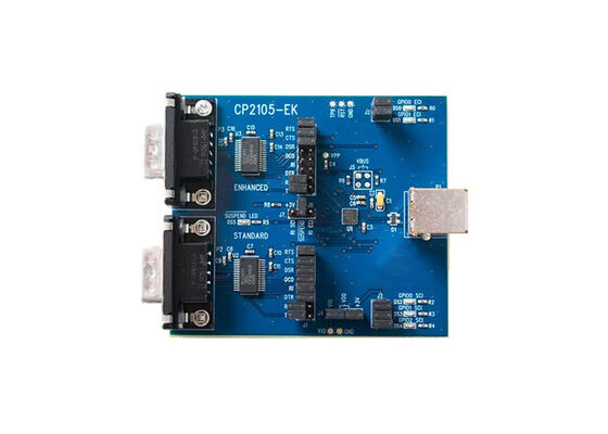 Placa de evaluación de interfaz puente UART a USB 2.0 dual para soluciones integradas CP2105EK