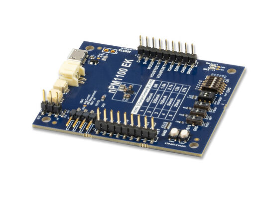 Placa de evaluación de gestión de energía y cargador de batería para soluciones integradas NPM1100-EK