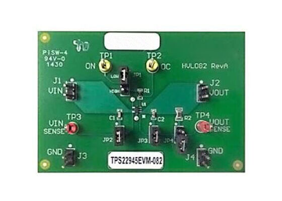 Módulo de evaluación de soluciones integradas TPS22945EVM-082 para el interruptor de carga TPS22945