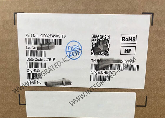Microcontrolador MCU GD32F450VIT6 200MHz ARM Cortex-M4 de 32 bits con paquete LQFP100