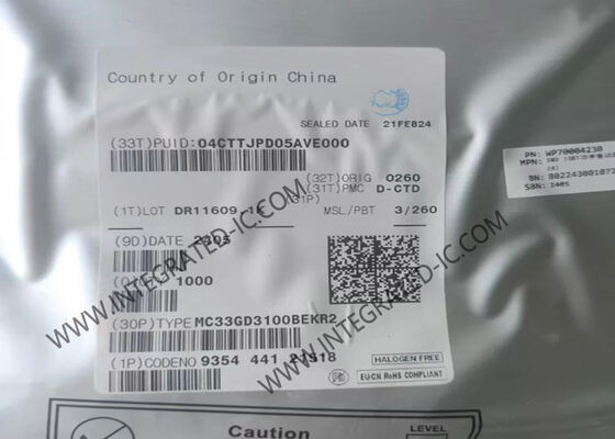 MC33GD3100BEKR2 Chip de circuito integrado con conductor de puerta de canal único con salida máxima de 15A y aislamiento galvánico para IGBT y dispositivos de potencia SiC