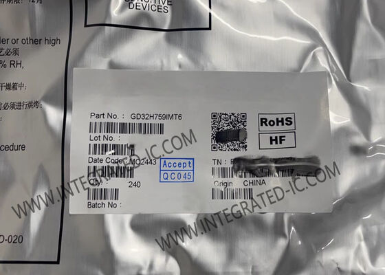 GD32H759IMT6 MCU de microcontrolador de 32 bits con 600 MHz Arm Cortex-M7 para aplicaciones IoT