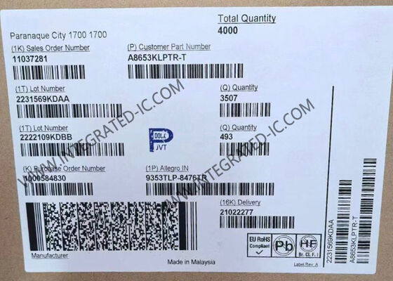 A8653KLPTR-T Circuito Integrado Chip Regulador Buck Síncrono con Rango de Entrada de 4V a 36V y Regulación de Carga Remota para Puertos de Alimentación USB Automotrices