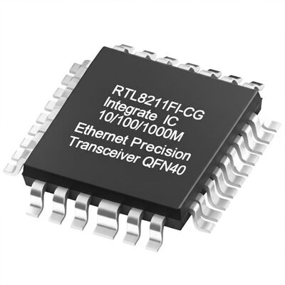 IC Ethernet RTL8211FI-CG Transceptor Ethernet 10/100/1000M con Interfaz RGMII en Paquete QFN40