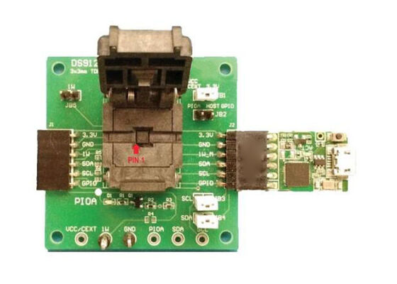 DS28E16EVKIT Soluciones embebidas DS28E16 DeepCover SHA-3 Kit de evaluación de autenticadores de 1 cable