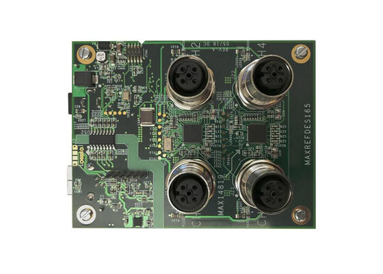 MAXREFDES165 Soluciones integradas MAX14819 Cuatro canales de IO-Link Master Reference Design Boards