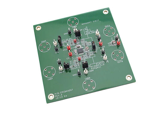 MAX44267EVKIT Soluciones incrustadas 2.25V a 15V 5MHz Consejo de evaluación de amplificadores de canales duales