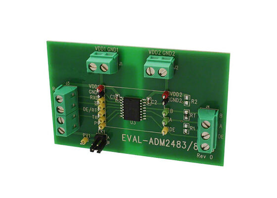 EVAL-ADM2483EBZ Placa de evaluación de transceptor de interfaz iCoupler RS-422/RS-485 para soluciones integradas