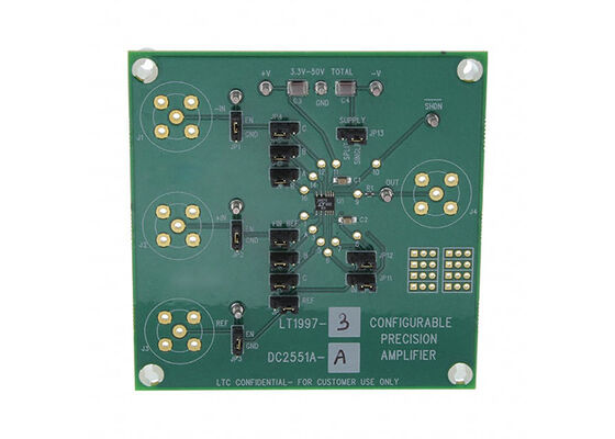 DC2551A-B Soluciones Integradas Amplificador Diferencial de 1 canal de 1.2MHz y 32mA - Placa de Evaluación