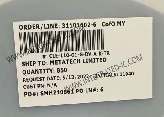 CLE-110-01-G-DV-A-K-TR Conector de placa a placa de tira de zócalo Tiger Beam de 20 posiciones, paso de 0,80 mm