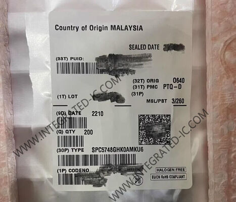 SPC5748GHK0AMKU6 MCU de microcontrolador de tres núcleos de 32 bits con 6 MB de FLASH de 32 canales eDMA y paquete LQFP176