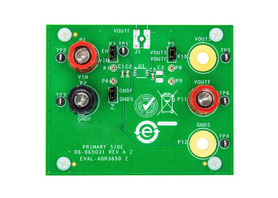EVAL-ADR3650EBZ Soluciones integradas ADR3650 - Consejo de evaluación de la gestión de la potencia de referencia de voltaje