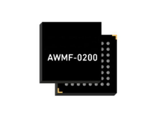 AWMF-0200 5G Modulo Cuádruple Núcleo de Polarización Dual IC para Arrays de Fase de 26,5 GHz a 29,5 GHz
