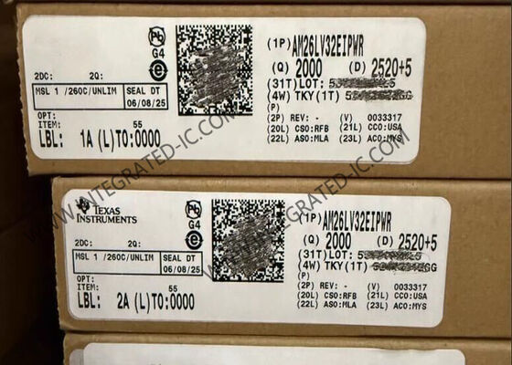 AM26LV32EIPWR Chip de circuito integrado 35mV Hysteresis Alta velocidad 32 MHz Receptor de línea diferencial con fuente de alimentación 3.3V