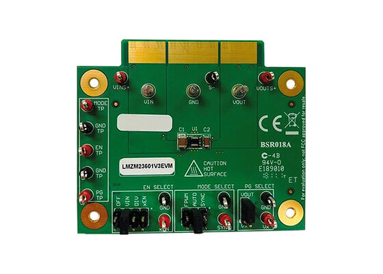 LMZM23601V3EVM Soluciones integradas 4V a 36V Panel de evaluación de módulos de potencia de paso a descenso CC/DC