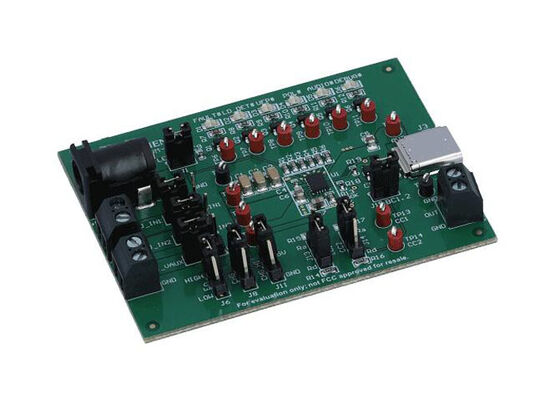 TPS25810EVM-745 Soluciones incrustadas TPS25810 Controlador de fuente USB tipo-C y módulo de evaluación del interruptor de alimentación