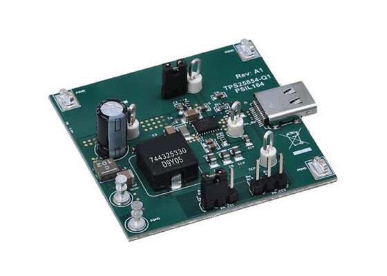 TPS25854Q1EVM-164 Soluciones incrustadas TPS25854-Q1 Modulo de evaluación del controlador de puertos de carga USB tipo-C