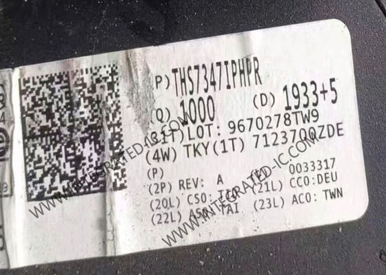 THS7347IPHPR IC de búfer de vídeo de 3 canales con ancho de banda de 550 MHz y velocidad de deslizamiento de 1200V/μs en paquete HTQFP48