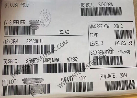EP5358HUI Chip de circuito integrado PowerSoC con corriente de salida de 600mA 5 MHz Frecuencia de conmutación e inductor integrado