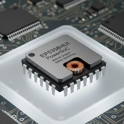 EP5358HUI Chip de circuito integrado PowerSoC con corriente de salida de 600mA 5 MHz Frecuencia de conmutación e inductor integrado