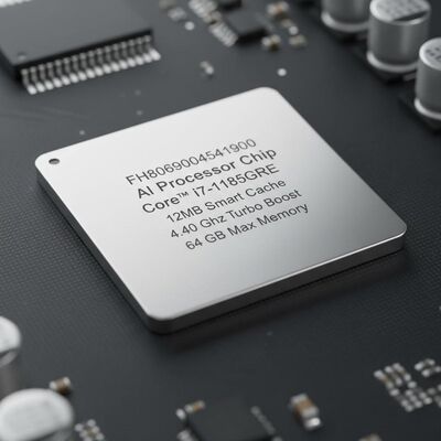 FH8069004541900 Procesador de inteligencia artificial Chip CoreTM i7-1185GRE con caché inteligente de 12 MB 4.40 GHz Turbo Boost y 64 GB de memoria máxima