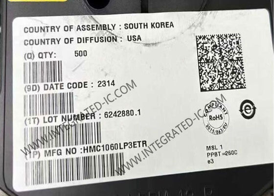 HMC1060LP3ETR Circuito integrado de chip cuádruple bajo ruido regulador de voltaje lineal PSRR alto con corriente de salida de 500 mA