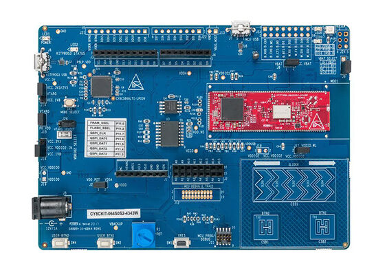 Placa de evaluación transceptora de RF 2.4GHz PSOC™ 6 BT 5.0 con soluciones integradas CY8CKIT-064S0S2-4343W