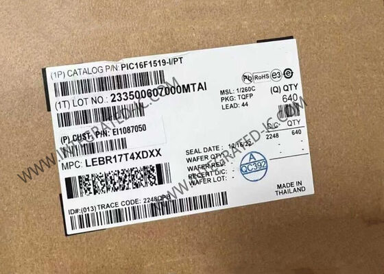 PIC16F1519-I/PT Microcontrolador MCU 20MHz Microcontrolador IC de 8 bits con tecnología XLP y 36 E/S