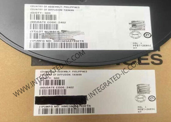 HMC589AST89E Chip de circuito integrado InGaP HBT MMIC Amplificador con ganancia de 21 dB y rango de frecuencia DC a 4 GHz