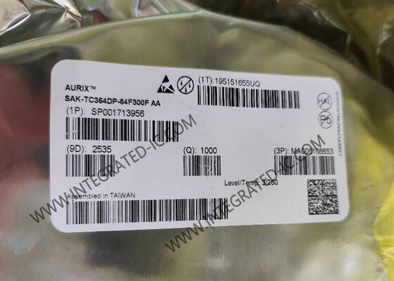 SAK-TC364DP-64F300F MCU de microcontrolador AA con 672 KB de RAM 100Mbit Ethernet y paquete TQFP-144