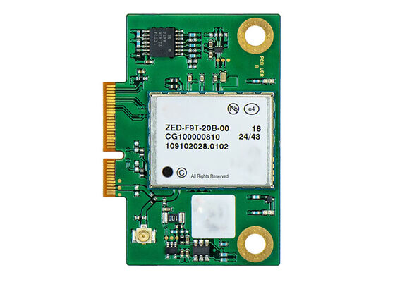 Soluciones Embebidas M2-ZED-F9T-20B Tarjeta de Sincronización GNSS Multibanda de Alta Precisión F9 de 2.7V a 3.6V